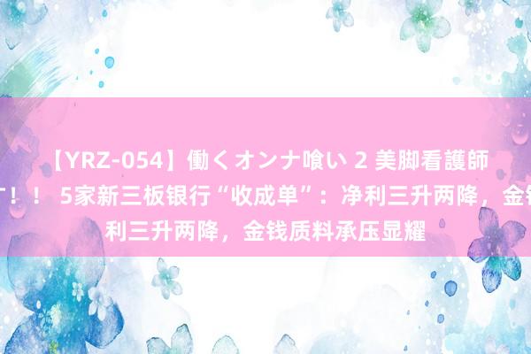 【YRZ-054】働くオンナ喰い 2 美脚看護師を食い散らかす！！ 5家新三板银行“收成单”：净利三升两降，金钱质料承压显耀